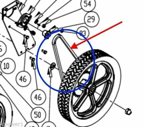 891023 Drive Chain For Billy Goat Kv Selfpropel Leaf Litter Vacuums G891023 1