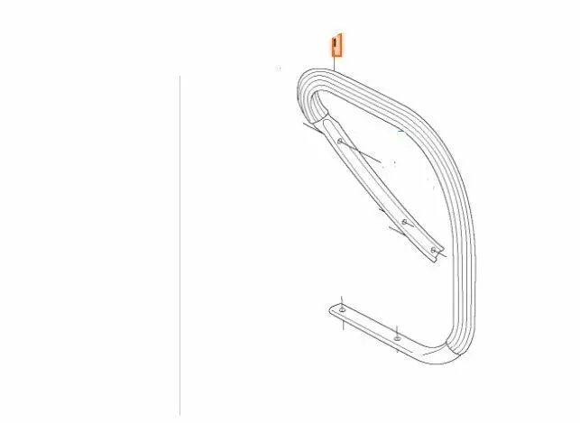 503803001 Genuine Jonsered Husqvarna Chainsaw Front Top Handle Assy 2165 2171 1