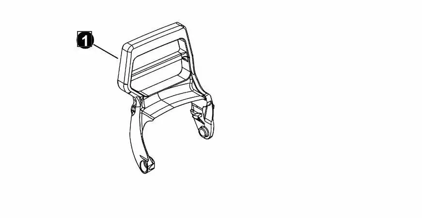 C320000530 Genuine Echo Brake Lever Cs-4510 Top Brake Handle Cs4510 1