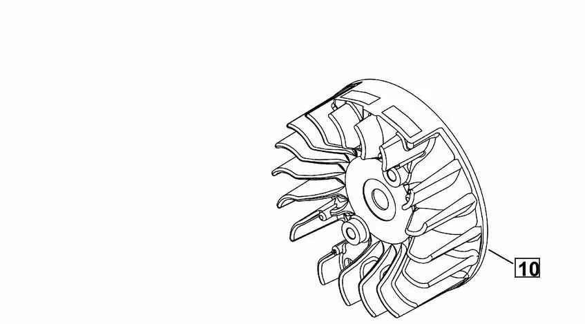 A409001330 Genuine Echo Oem Flywheel Cs-4510 Cs4510 1