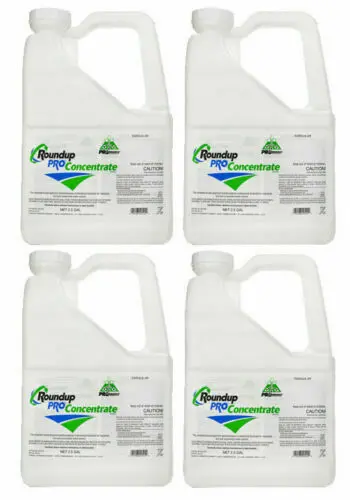 (4 X 2.5 Gallon Jugs) Roundup Pro Concentrate Herbicide 50.2% Glyphosate 1
