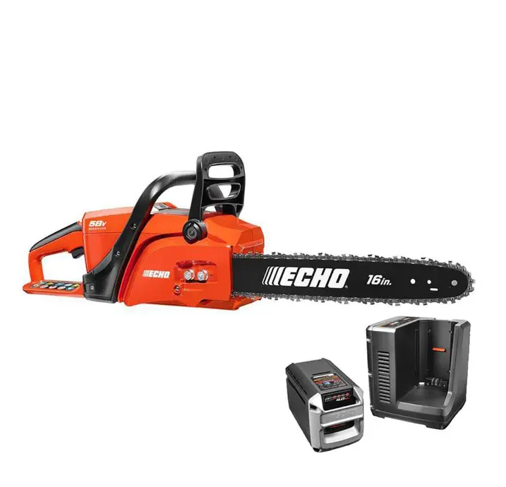 Echo Ccs-58V4ah 16" Chain Saw, Battery & Charger Genuine Echo Electric Chainsaw 1