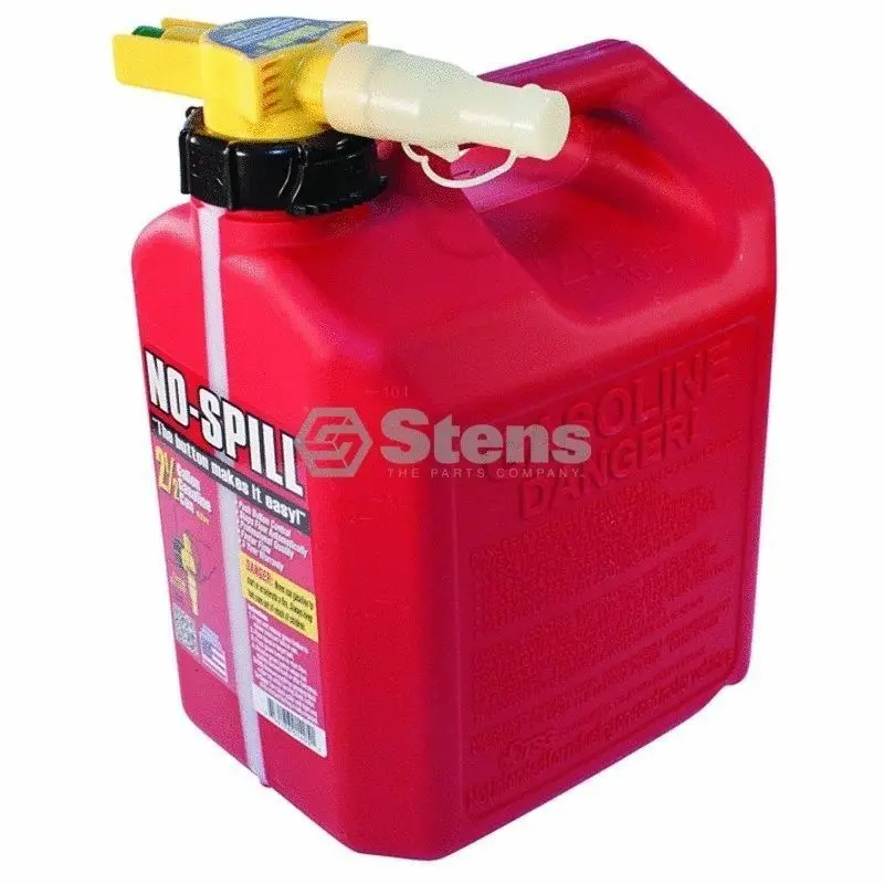765-102 Stens 2 1/2 Gallon Fuel Can, No-Spill 1405 Rotary 13460 Oregon 81010B 1