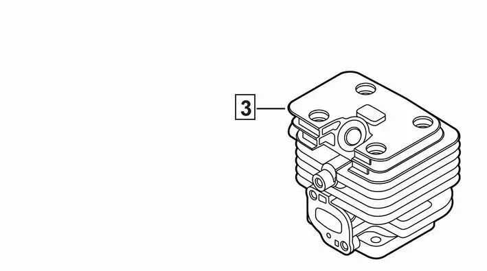 A130002330 Genuine Echo / Shindaiwa Part Cylinder C262 T262 Srm-2620 Sem-2620T 1