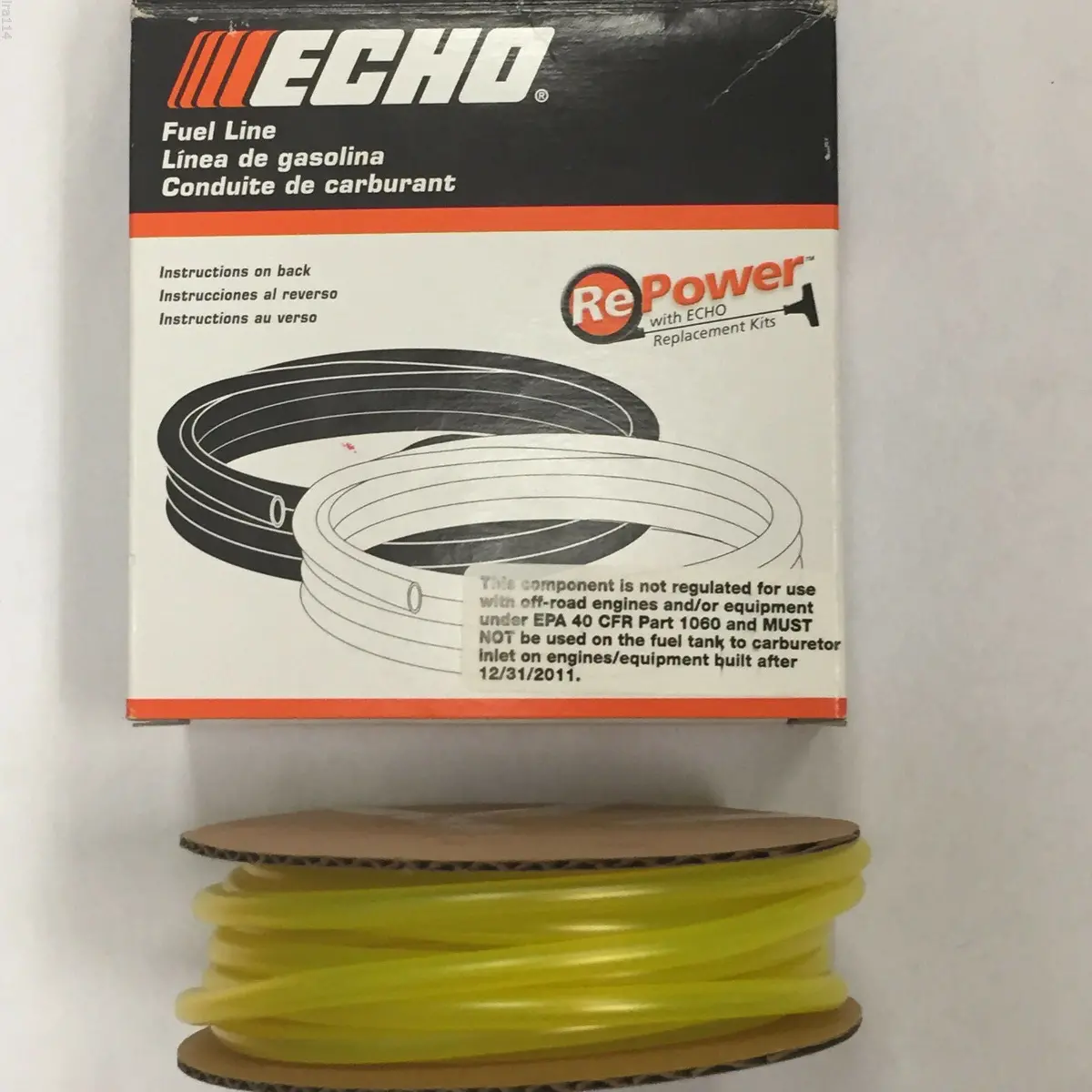 90017 Genuine Echo Fuel Line 6Mm 25Ft 6Mm (.24") Brd-280 Ed-200 Ed-2000 Edr-210 1