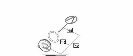 P100009200 Oem Echo Gas Cap / Fuel Cap For Cs-3510 Chainsaw 1