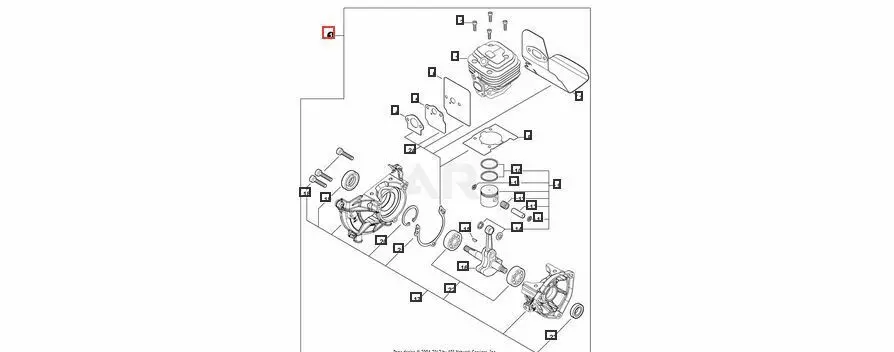 Sb1121 Genuine Echo Shortblock Engine Srm-3020 Srm-3020T Srm-3020U T302 Oem 1
