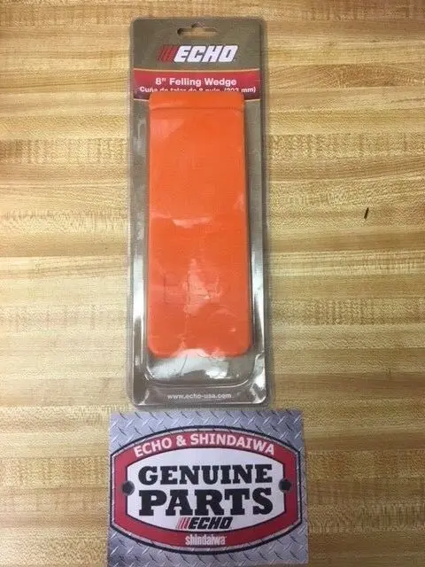 Echo 8" Smooth Orange Felling Wedge 99988801804 1