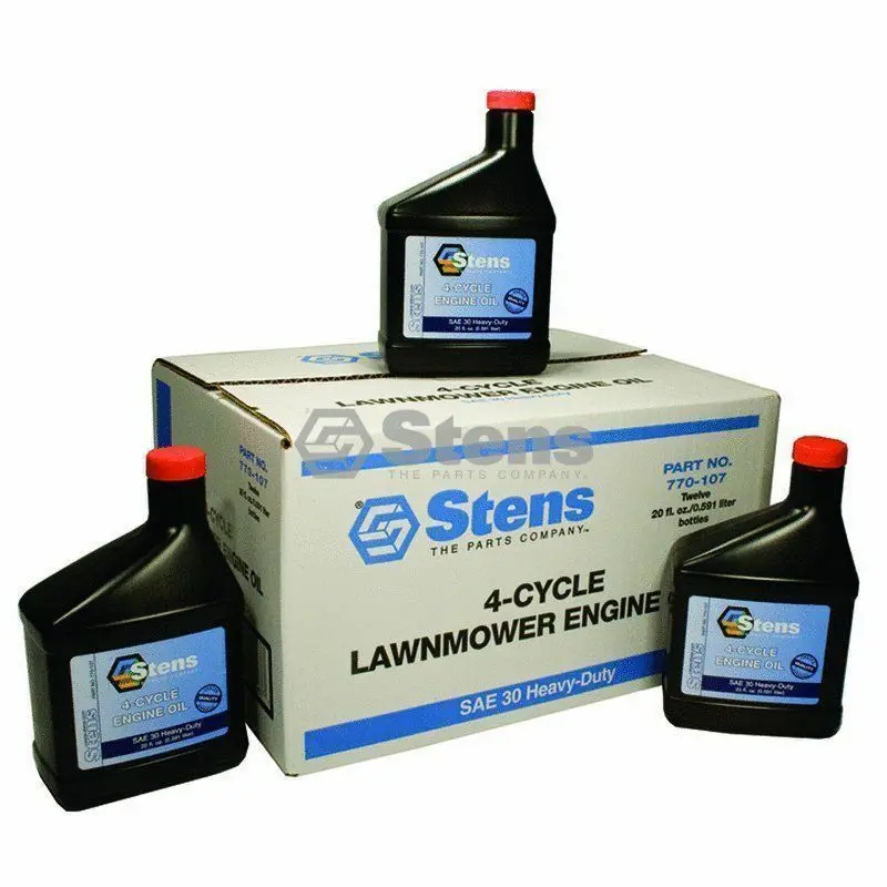 770-107 Stens Stens 4-Cycle Engine Oil Sae30-Sj Wt Twelve 18 Oz. Bottles 770-624 1