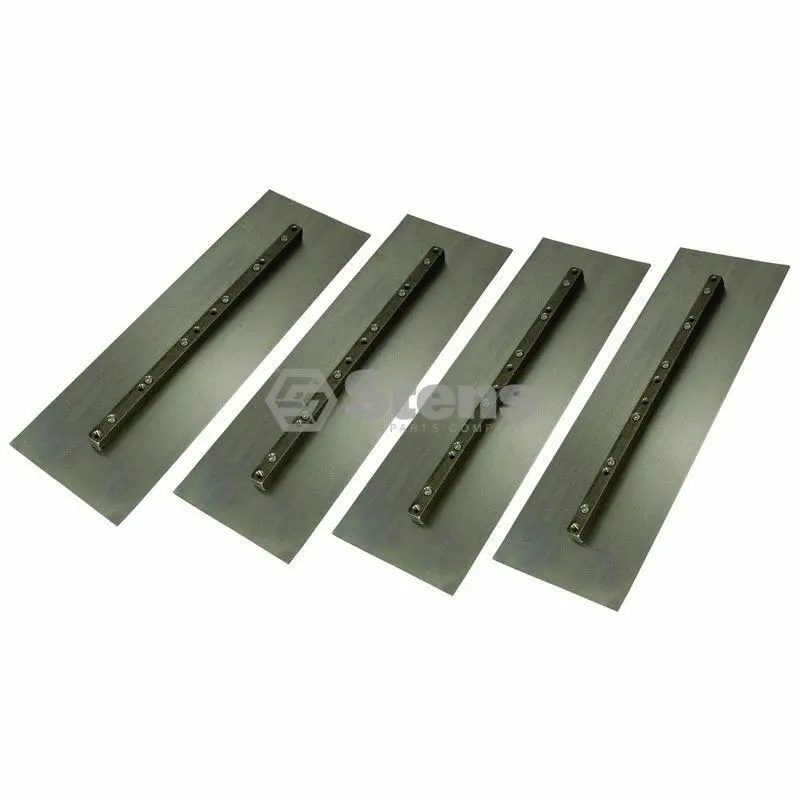 Pack Of 4 Trowel Blade, Finish Blade, 6In  X 18In  Stens #750-043 1