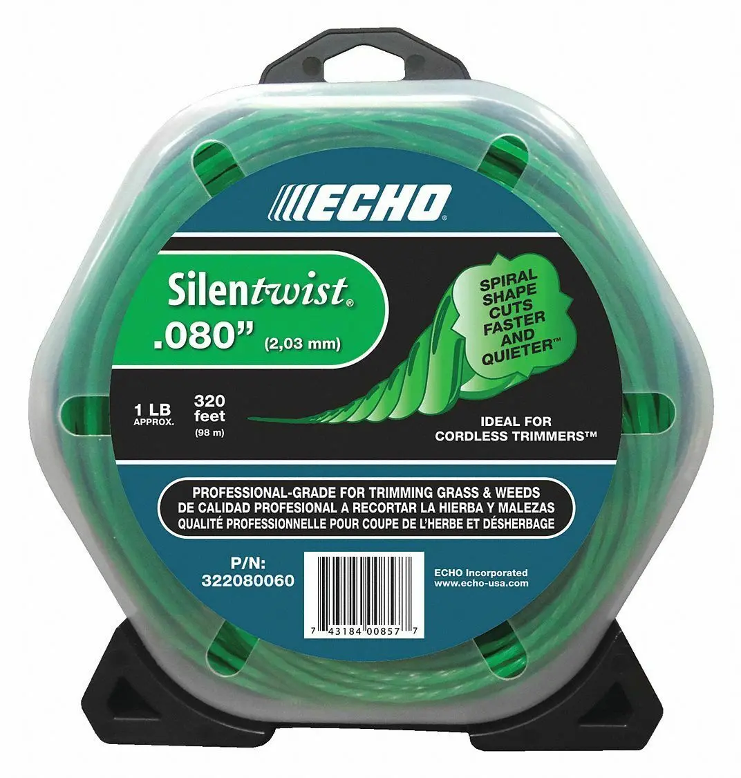 Echo Silentwist .080 1-Pound Roll - 320 Ft. 322080060 1