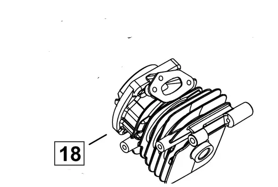 P021051920 Genuine Echo / Shindaiwa  Part Cylinder Cs-2511T Cs-2511T-14 1
