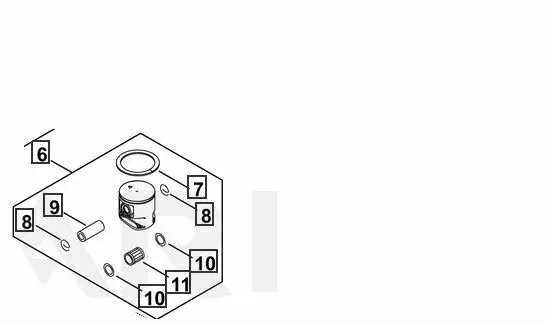 P100004580 Genuine Oem Piston Kit Echo Cs-4510 Cs4510 1