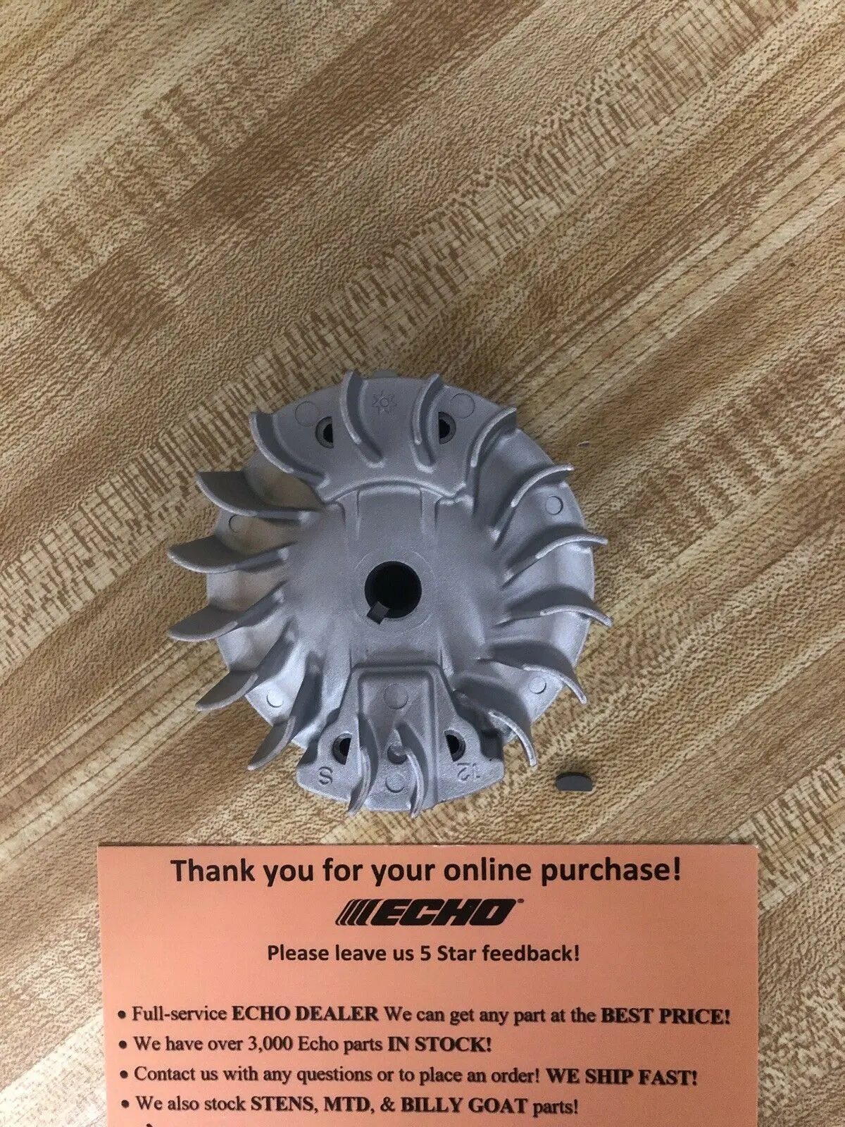 A409001250 Genuine Echo / Shindaiwa Flywheel & Key, Metal, 250 Ser 1