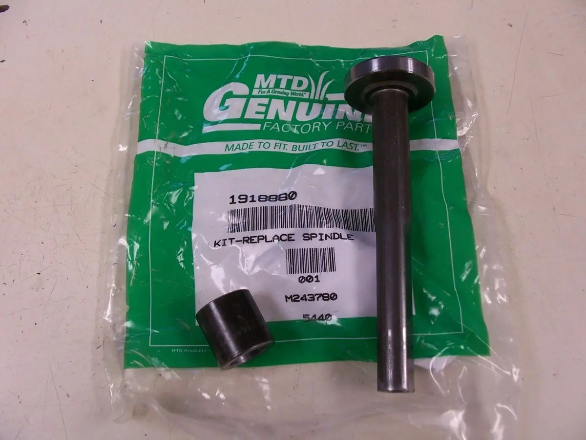 1918880 Genuine Mtd Spindle Shaft 1768169, Troy-Bilt, Craftsman, Cub-Cadet 1