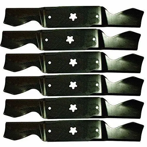 Set Of 6 Stens 340-226 Hi-Lift Blade, Fits Ayp 187254 1