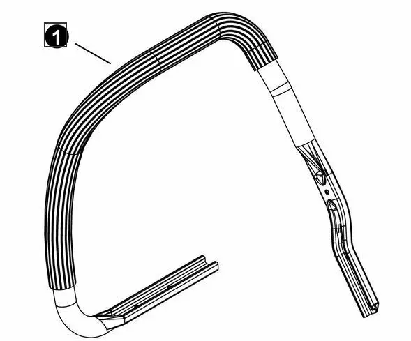 C400001511 Genuine Echo Cut Off Saw Handle Top Handle Csg-7410 1