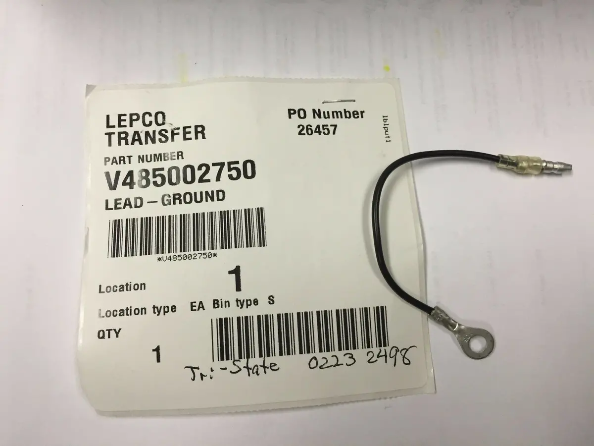V485002750 Genuine Echo Ground Lead Brd-280 Pas-280 Pe-280 Ppf-280 Ppt-280 1