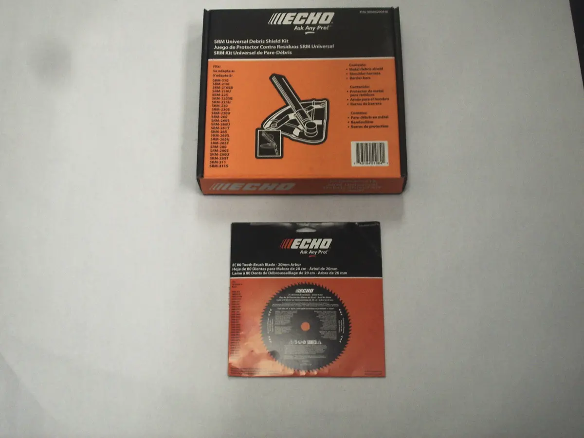 99944200418 + 69500120331 Echo Brushcutter Debris Shield Kit W/ 80 Tooth Blade 1