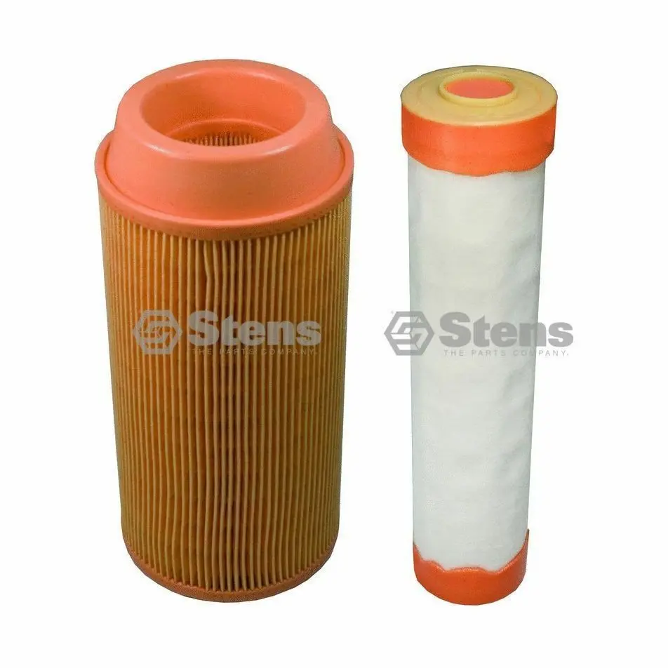 Stens#102-392 & 102-388 Inner & Outer Air Filter Combo Kubota K3181-82250/ 82240 1