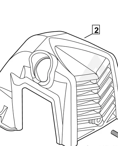 A160003280 Genuine Echo Part Cover, Engine Srm-2620 Srm-2620T Pe-2620 Engine 1
