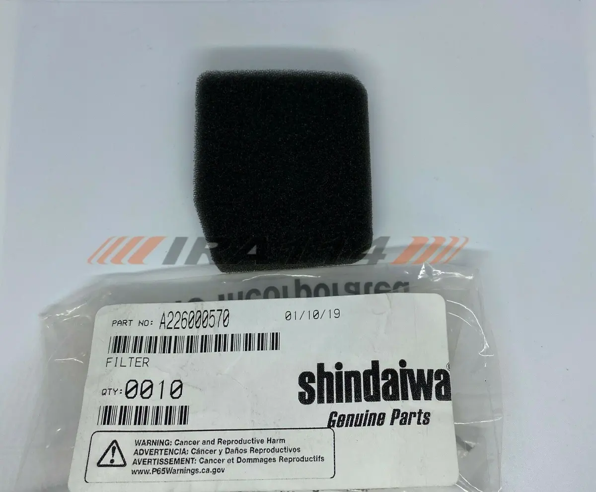 A226000570 (10 Pack) Genuine Shindaiwa Air Filter 62100-82120 2