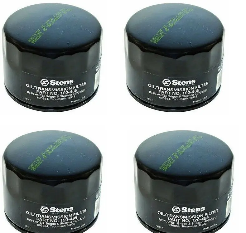 120-485 (4) Pack Of Stens Oil Filter Briggs & Stratton 492932S 492056 795890 1