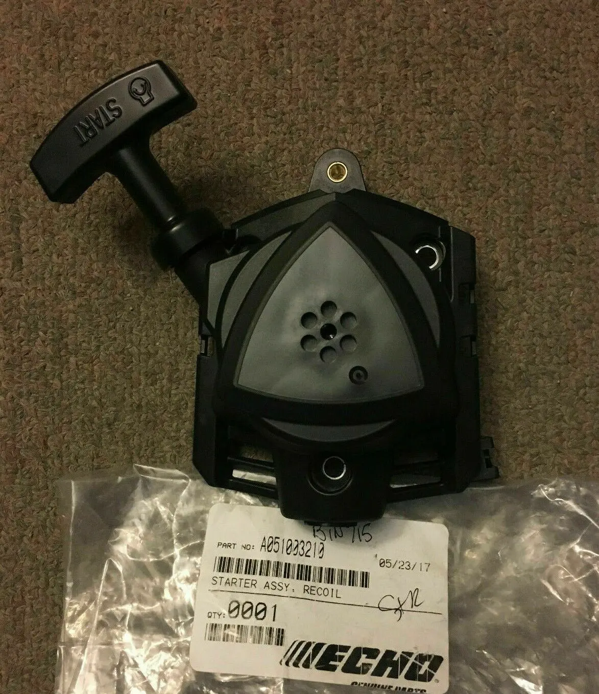 A051003210 Genuine Echo Recoil Starter Assembly Srm-2620 2620T 2620U & Pe-2620 1