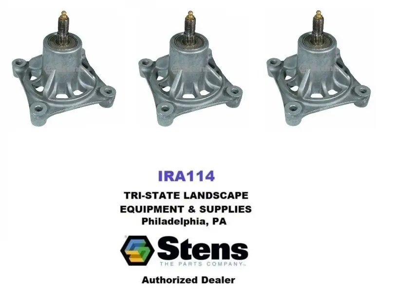 Set Of 3 - Stens 285-108 Spindle Assembly Fits Husqvarna 532 17 43-56 174356 1