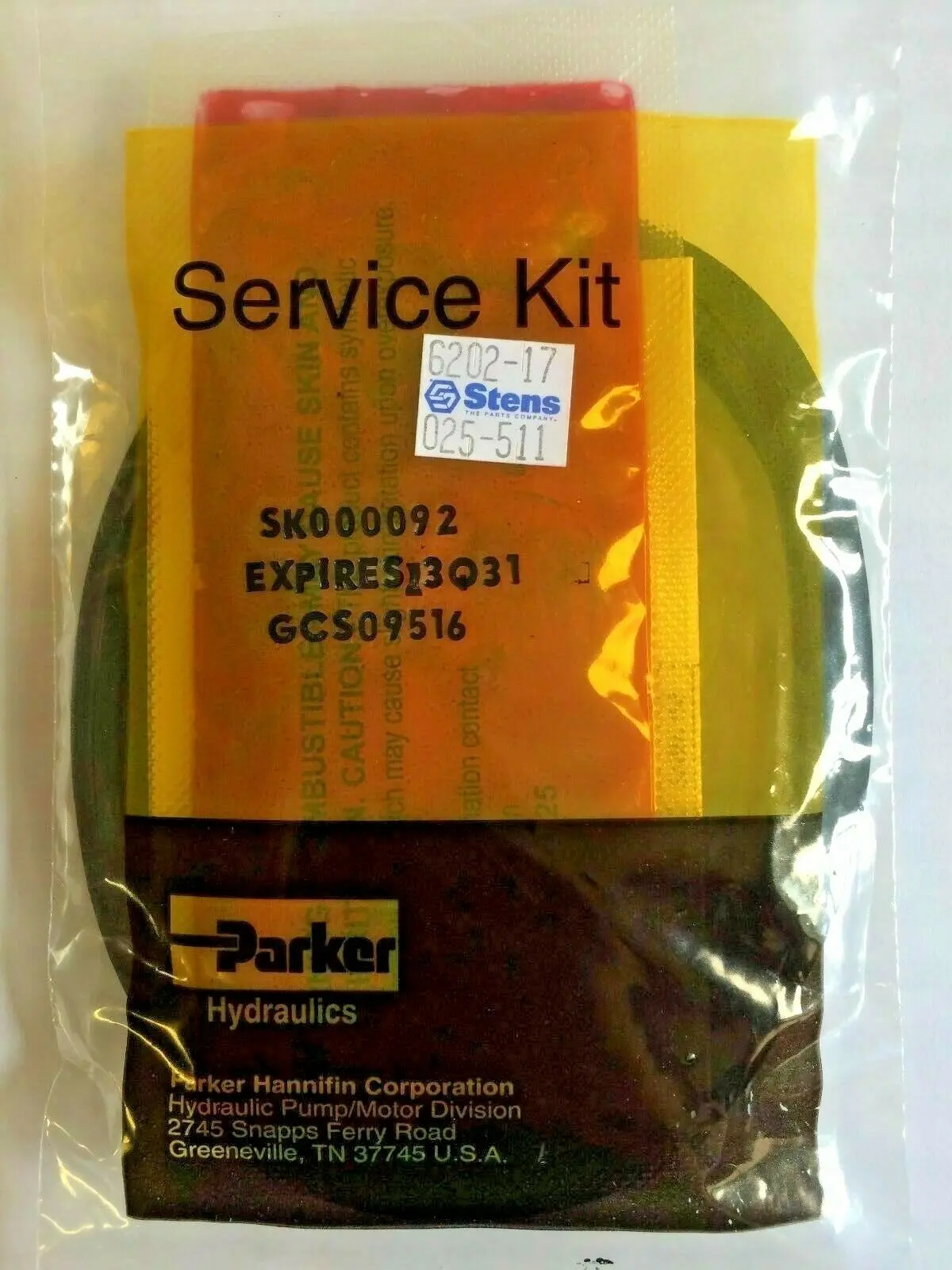 New Oem Parker Wheel Motor Seal Kit Sk-000092, Stens 025-511 Fits Tf, Tg, Df, Dg 2