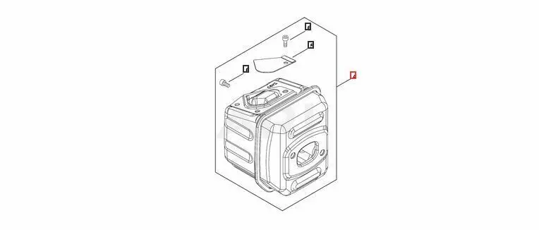 P100004620 Genuine Echo Muffler Assembly Oem Cs-4510 Cs4510 1
