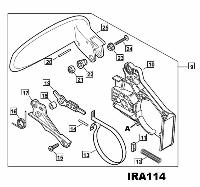 P021048910 Genuine Echo Chainsaw Chain Brake Assembly Cs-271T 1