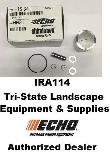 P021007712 Genuine Echo Piston Kit Gt200 Gt201 Srm210 Srm211 Srm225 Pb200 Pb201 1