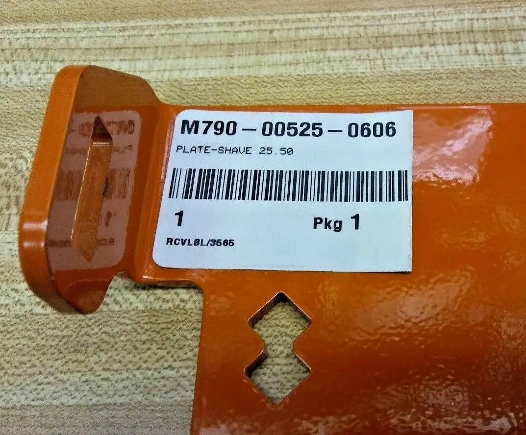 M790-00525-0606 Genuine Mtd Plate-Shave 25.50 (Majestic Orange) 1