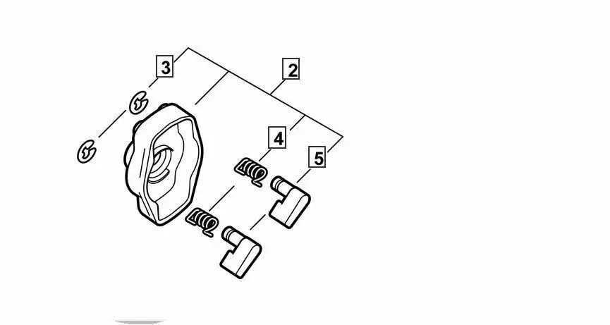 A052000100 Genuine Echo / Shindaiwa Starter Pawl Asy. Srm-3020 Srm-3020T T302 1