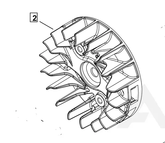 A409001300 Genuine Echo Flywheel Cs-2511T Cs-2511T-14 1