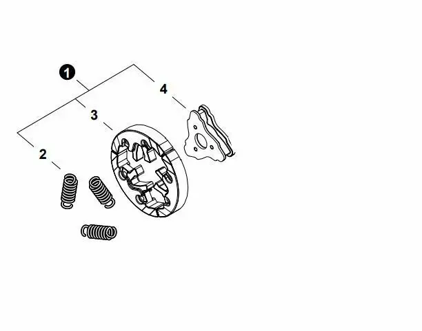 A056000880 Genuine Echo Cs-7310 Clutch Assembly  Cs-7310P 1