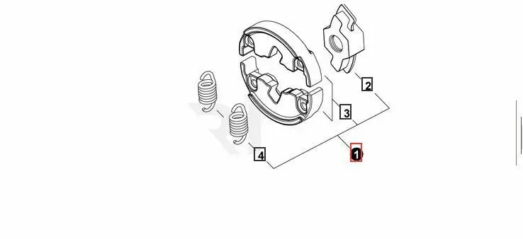 A056000870 Oem Echo Clutch Assy Assembly For Cs-3510 Chainsaw 1