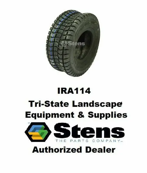 160-166 Stens Tire 9X3.50-4 Turf Saver 2 Ply Rim Size: 4" Type: Tubeless 1