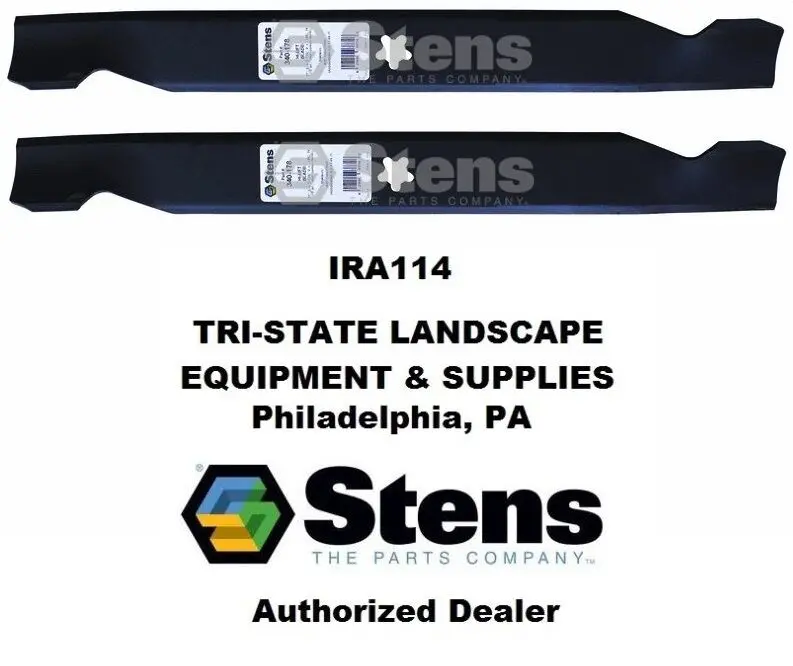 340-178 Stens (2Pk)Hi-Lift Blades 42" Deck Ayp 127843 138498 138971 138971X431 1