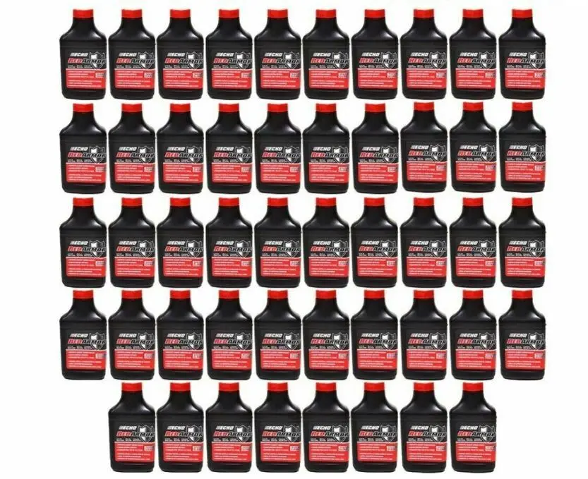 (48 Pack) 6.4 Oz: 2.5 Gallon Mix Echo Red Armor 2-Cycle Oil 6550025 1