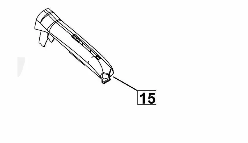 C411000230 Genuine Echo Lid, Handle Oem Cs-4510 Cs4510 1