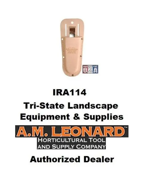 Am Leonard Pruner Case Leather 8In With Clip & Belt Slot #Sca8 1