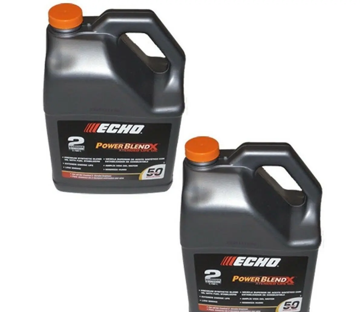 (2 Pack) 1 Gallon 2-Cycle Oil Mix Powerblend 6450050G Gold 1