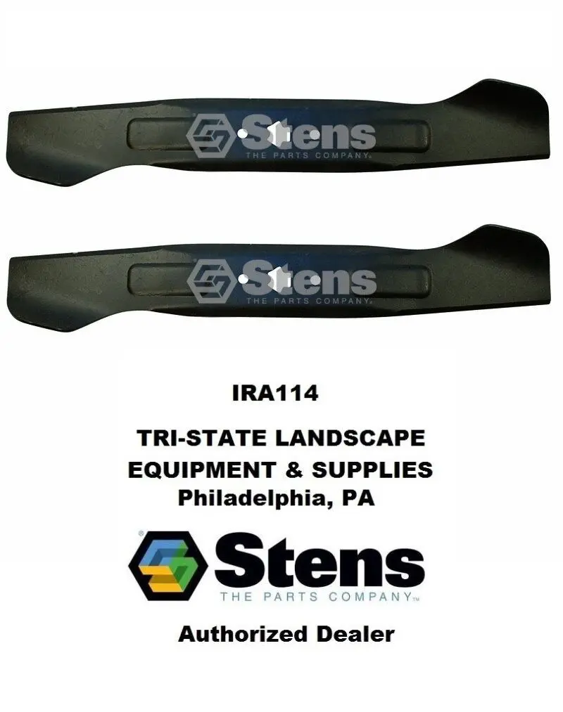 335-757 Stens (2Pack) Hi-Lift Blade Mtd 742-04290 Partner Pr3055011 742-04244 1
