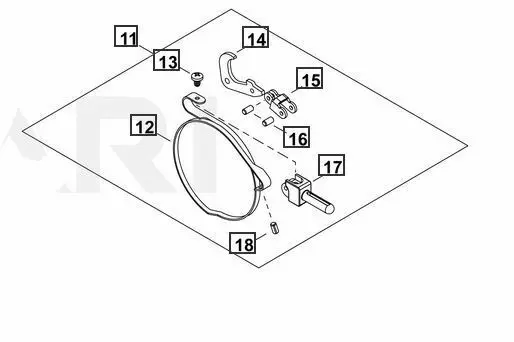 C328000210 Echo / Shindaiwa Brake Band Complete 39311-54310 Cs-500P Cs-501P 502S 1