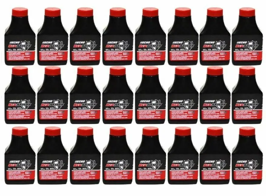 (24 Pack) 6.4 Oz: 2.5 Gallon Mix Echo Red Armor 2-Cycle Oil 6550025 1