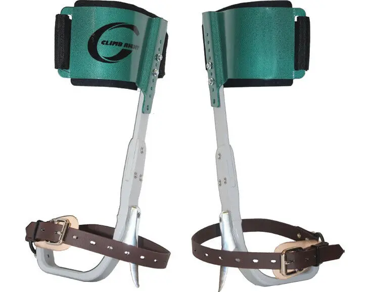91225 Climb Right Aluminum Tree Climbing Spurs & Ultra Lite Aluminum Pads 1