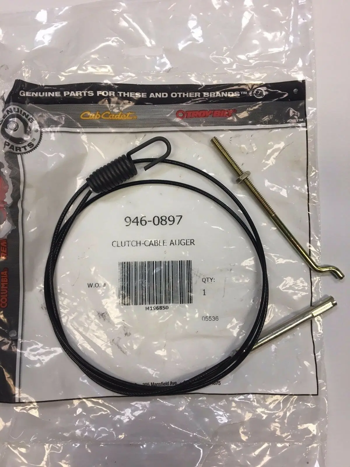 946-0897 Genuine Mtd Snowblower Auger Clutch Cable Compatible With 746-0897 1