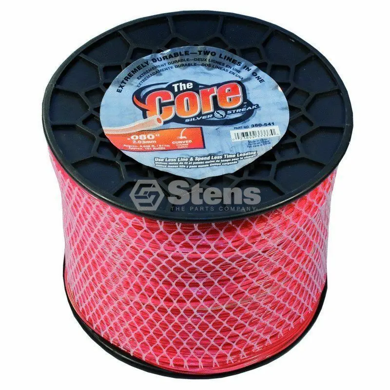 380-541 Core .080 Trimmer Line Stens Silver Streak 5Lb Spool (2025Ft) 1